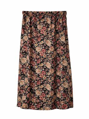 New Look Black Floral Maxi Skirt Spring Summer Cottagecore Y2K 1X